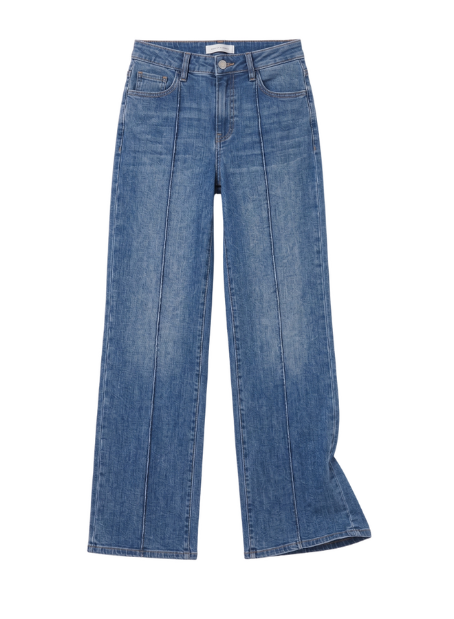 French Dressing Olivia Wide Leg Vintage Wash Jean