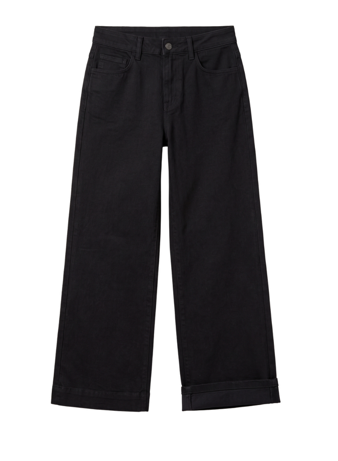 French Dressing Olivia Wide Leg Jean In Black