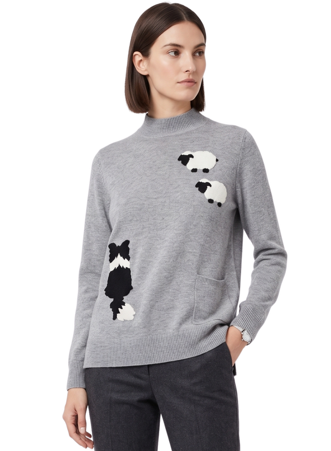 Spanner Sheep Dog Herd Sweater