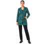 Olivia Jacket In Abstract Teal