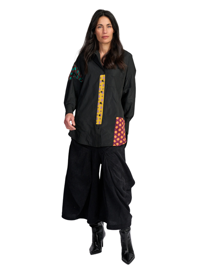 Alembika Riot Oversized Shirt in Black Fusion