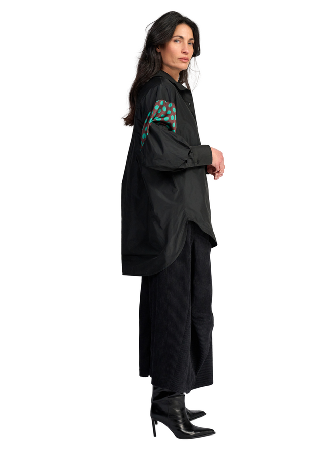 Alembika Riot Oversized Shirt in Black Fusion
