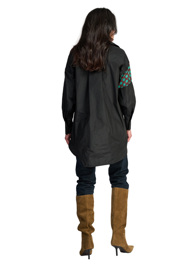 Alembika Riot Oversized Shirt in Black Fusion