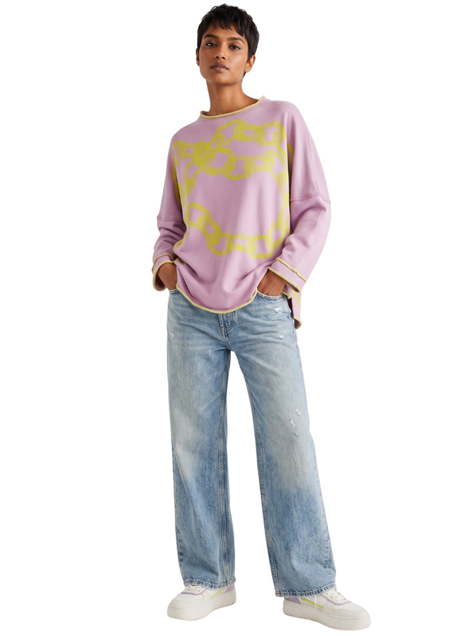 Paper Temples Neon Chain Sweater