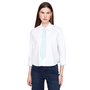Renuar Stripe Tie Blouse in White