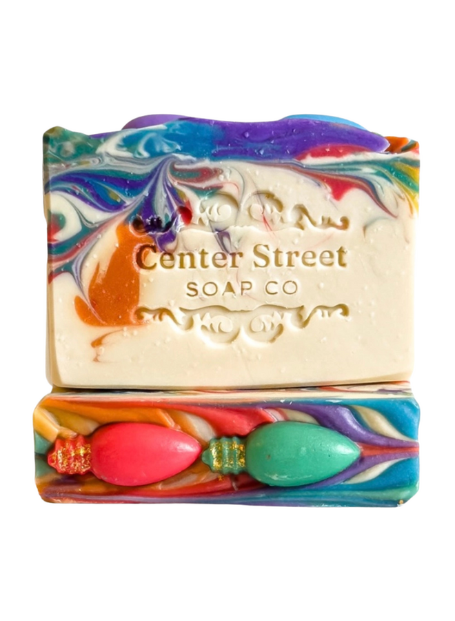 Deck the Halls Christmas Handmade Bar Soap