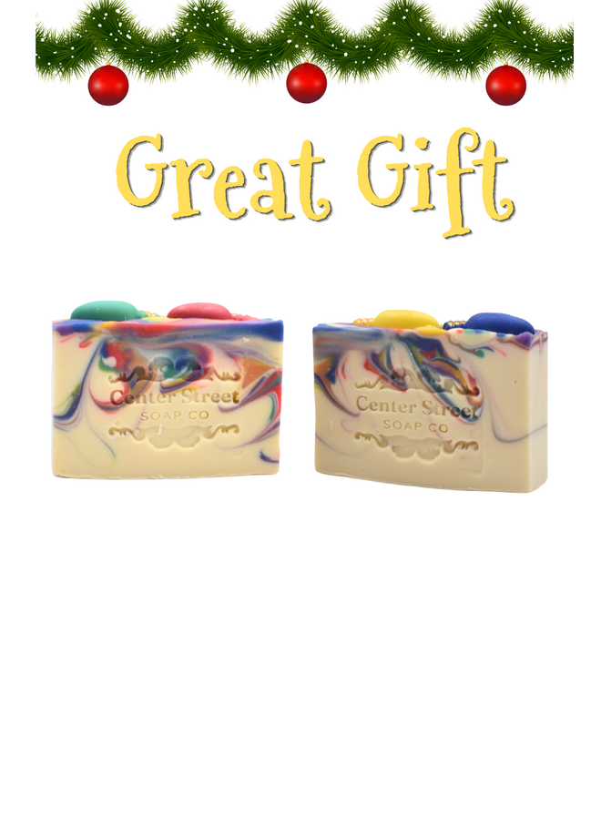 Deck the Halls Christmas Handmade Bar Soap