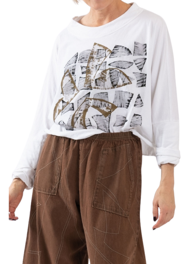 Cynthia Ashby Calla Tee in Natural