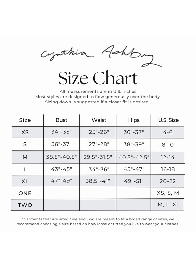 Cynthia Ashby Calla Tee in Natural