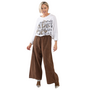 Cynthia Ashby Ursa Pant in Saddle Brown