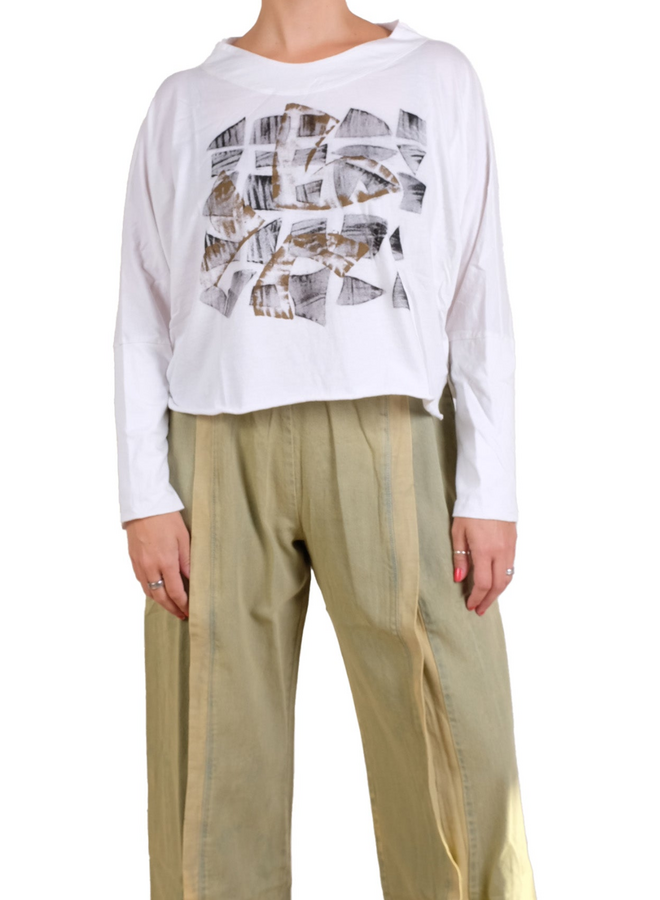 Cynthia Ashby Calla Tee in Natural