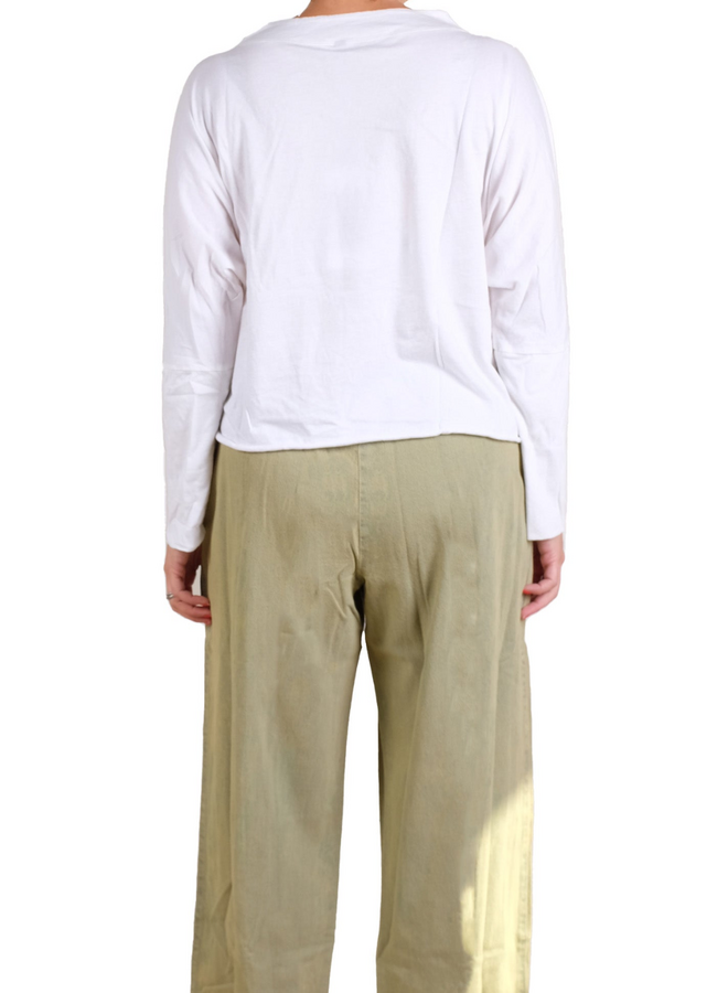 Cynthia Ashby Calla Tee in Natural