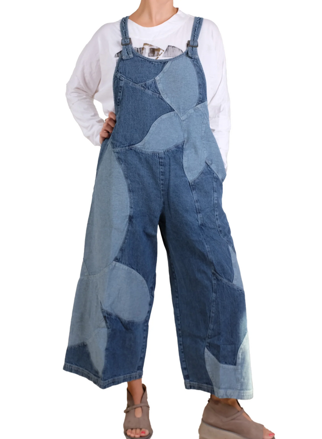 Cynthia Ashby Bonny Overalls in Classic Denim