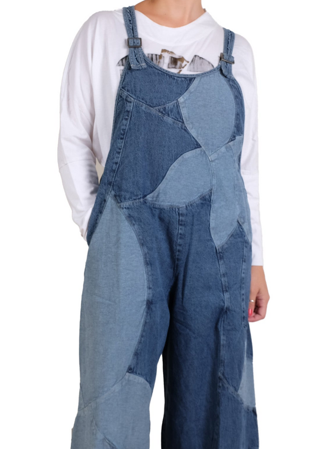 Cynthia Ashby Bonny Overalls in Classic Denim