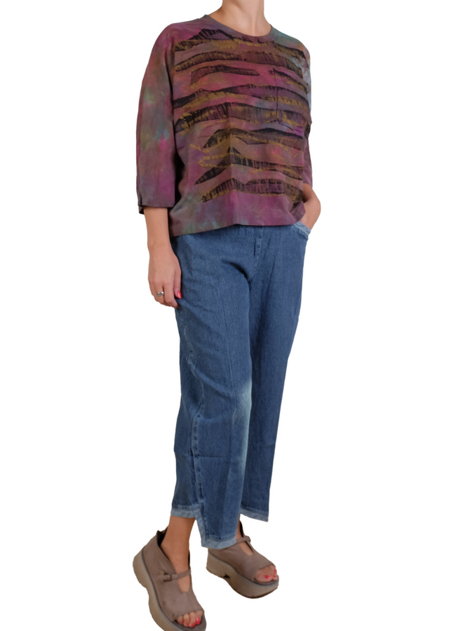 Cynthia Ashby Lolly Pant in Classic Denim