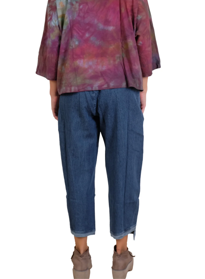 Cynthia Ashby Lolly Pant in Classic Denim