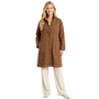 Cynthia Ashby Jargon Jacket in Saddle Brown