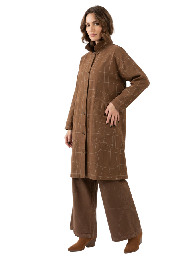 Cynthia Ashby Ursa Pant in Saddle Brown
