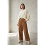 Cynthia Ashby Ursa Pant in Saddle Brown
