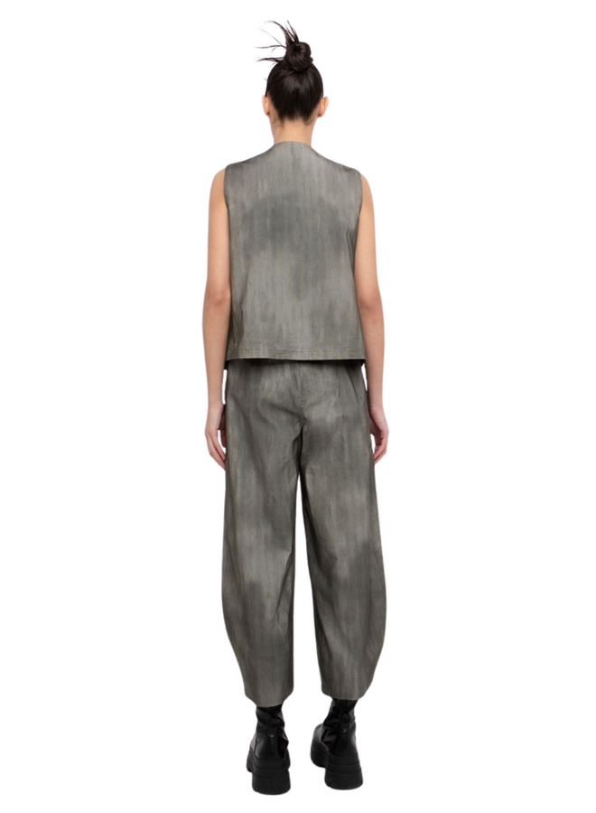 Ozai Crop Trouser Minera Pant in Turf
