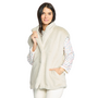 Olivia Stellar Faux Fur Vest in Sand