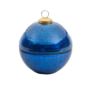 Della Robbia Royal Blue Glass Ornament Candle 10 oz
