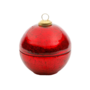 Noel Red Glass Ornament Candle 10 oz