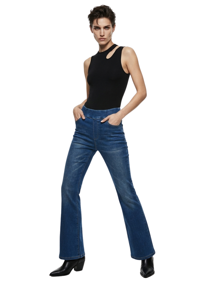 Orly Pull-On Comfort Flare Jeans