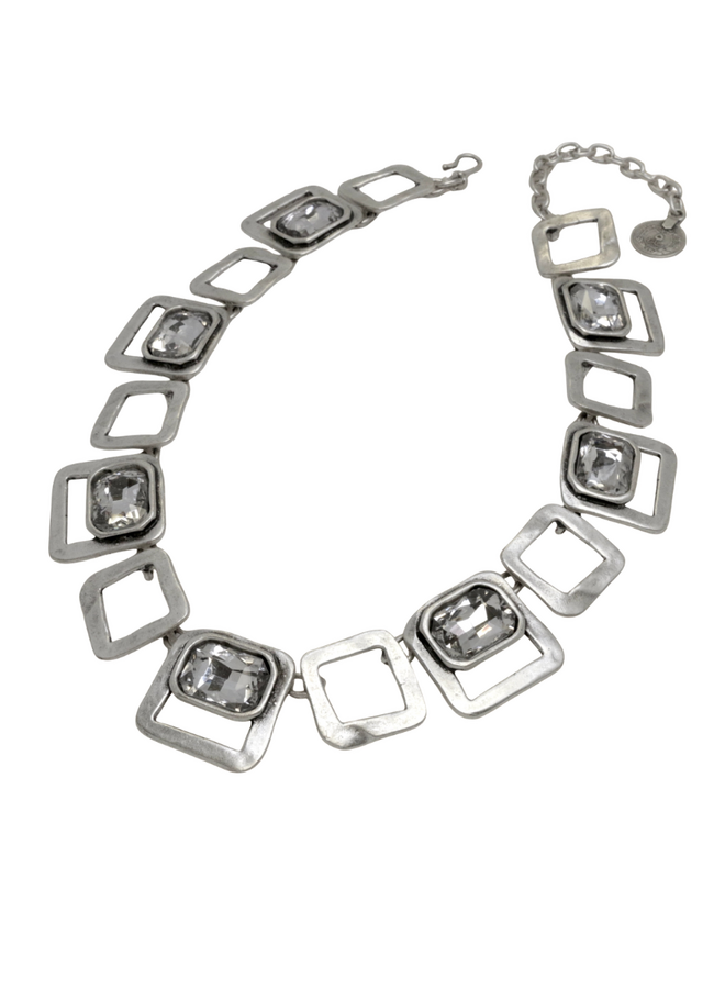 Jewel In A Square Necklace