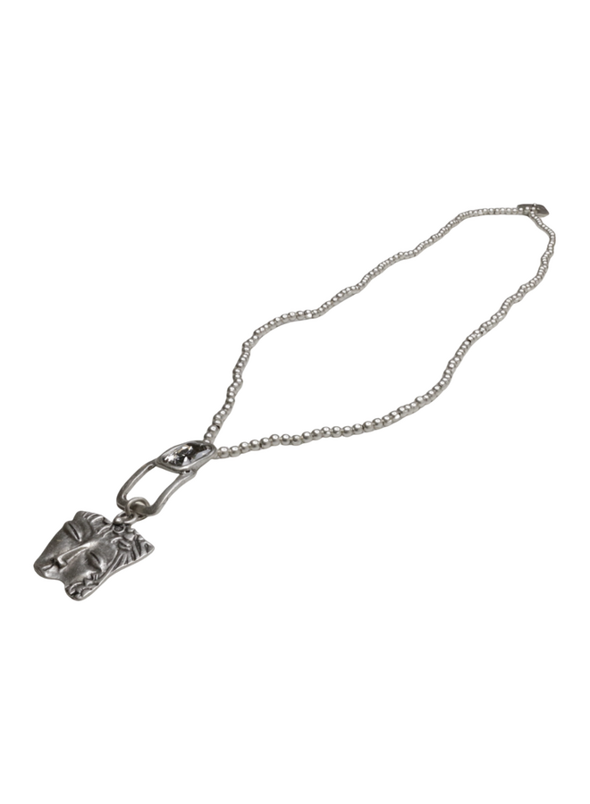 Jewel And Face Necklace