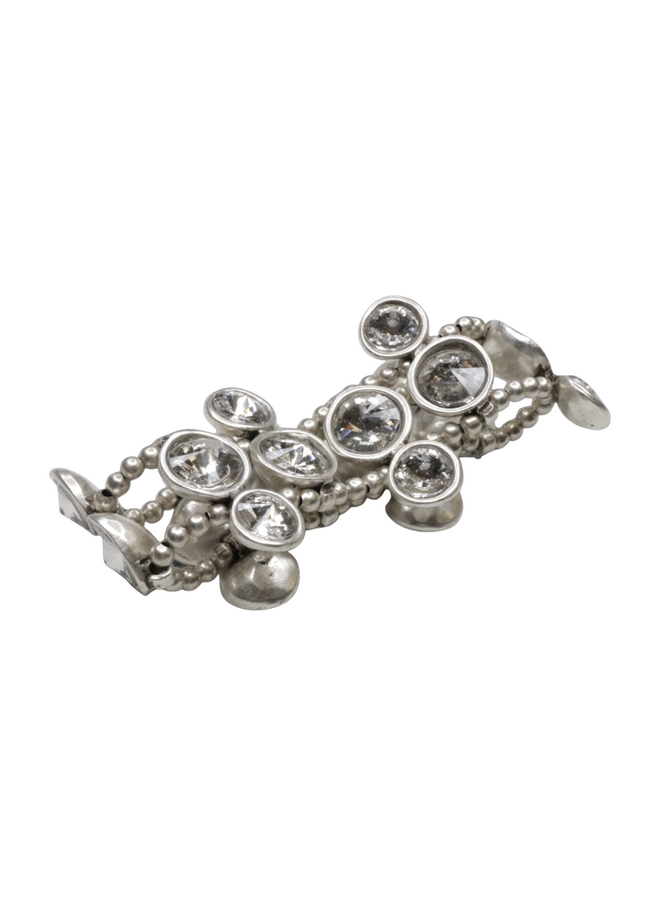 Jewels in Circle Bracelet Clear Crystal
