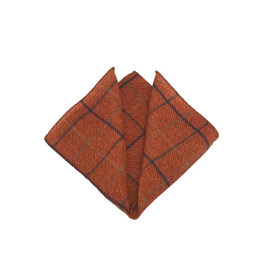 Peter Blair Orange Eton Wool Pocket from Peter-blair