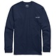 Rowdy Gentleman Night Tripper Long Sleeve Pocket Tee Navy