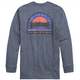 Rowdy Gentleman Main Stream Long Sleeve Pocket Tee Grisaille