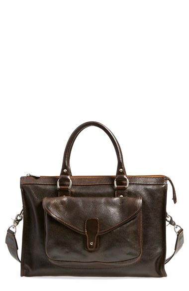 Martin Dingman Martin Dingman Officer's Chocolate Briefcase