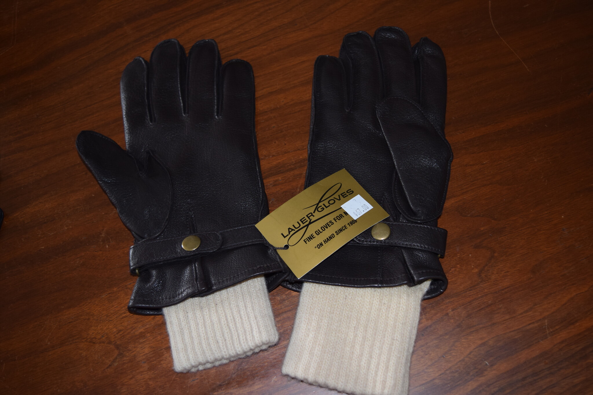 Thinsulate Gloves Thinsulate Leather Gloves Dark Brown XL