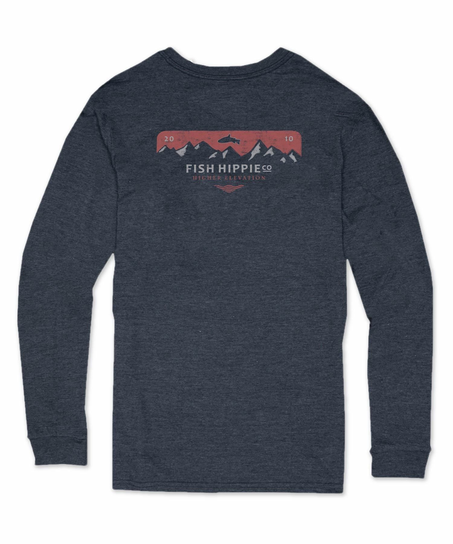 Fish Hippie Higher Elevation Long Sleeve (Charcoal) from Fish Hippie