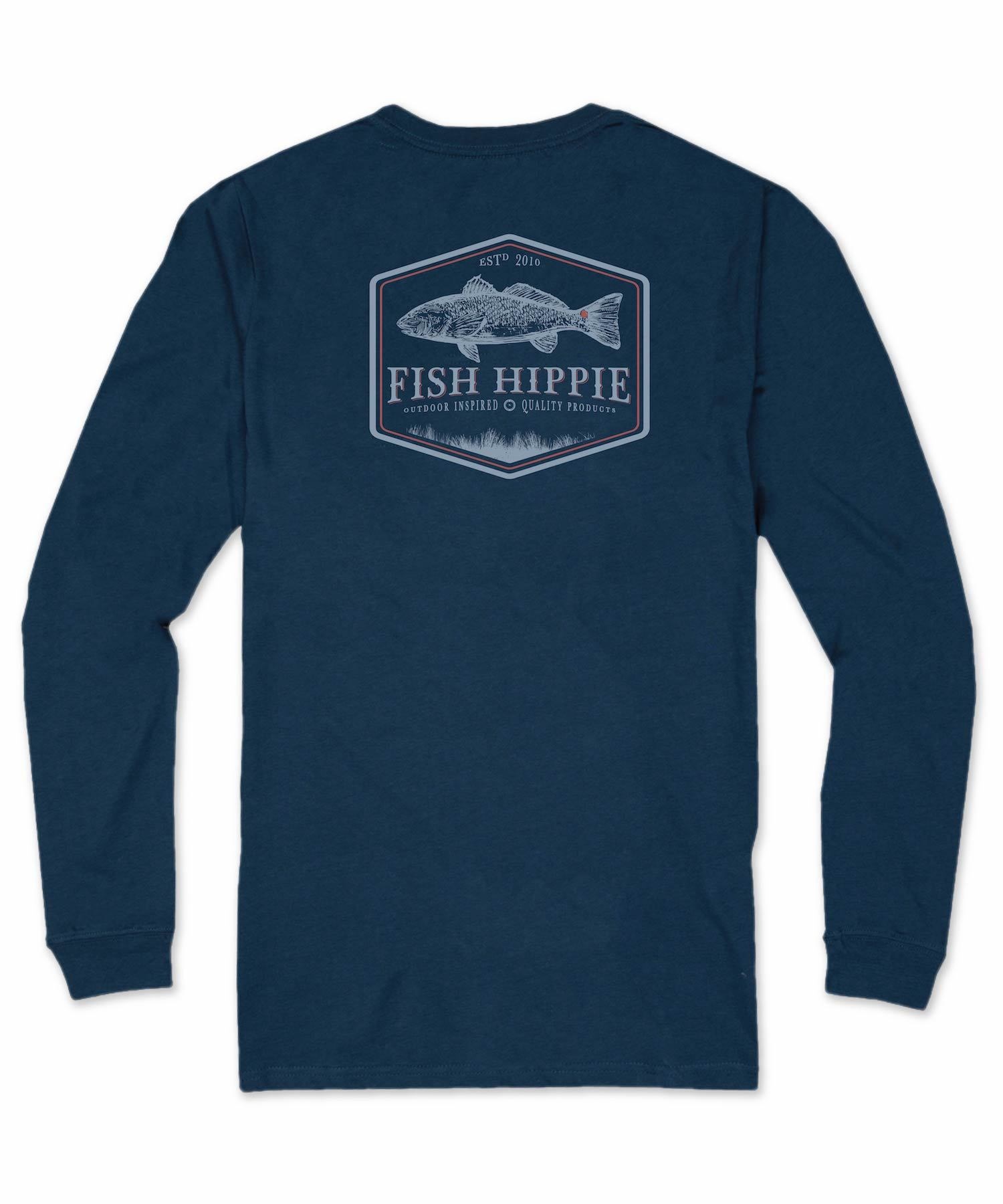Fish Hippie Back Bay Long Sleeve (Navy) From Fish Hippie