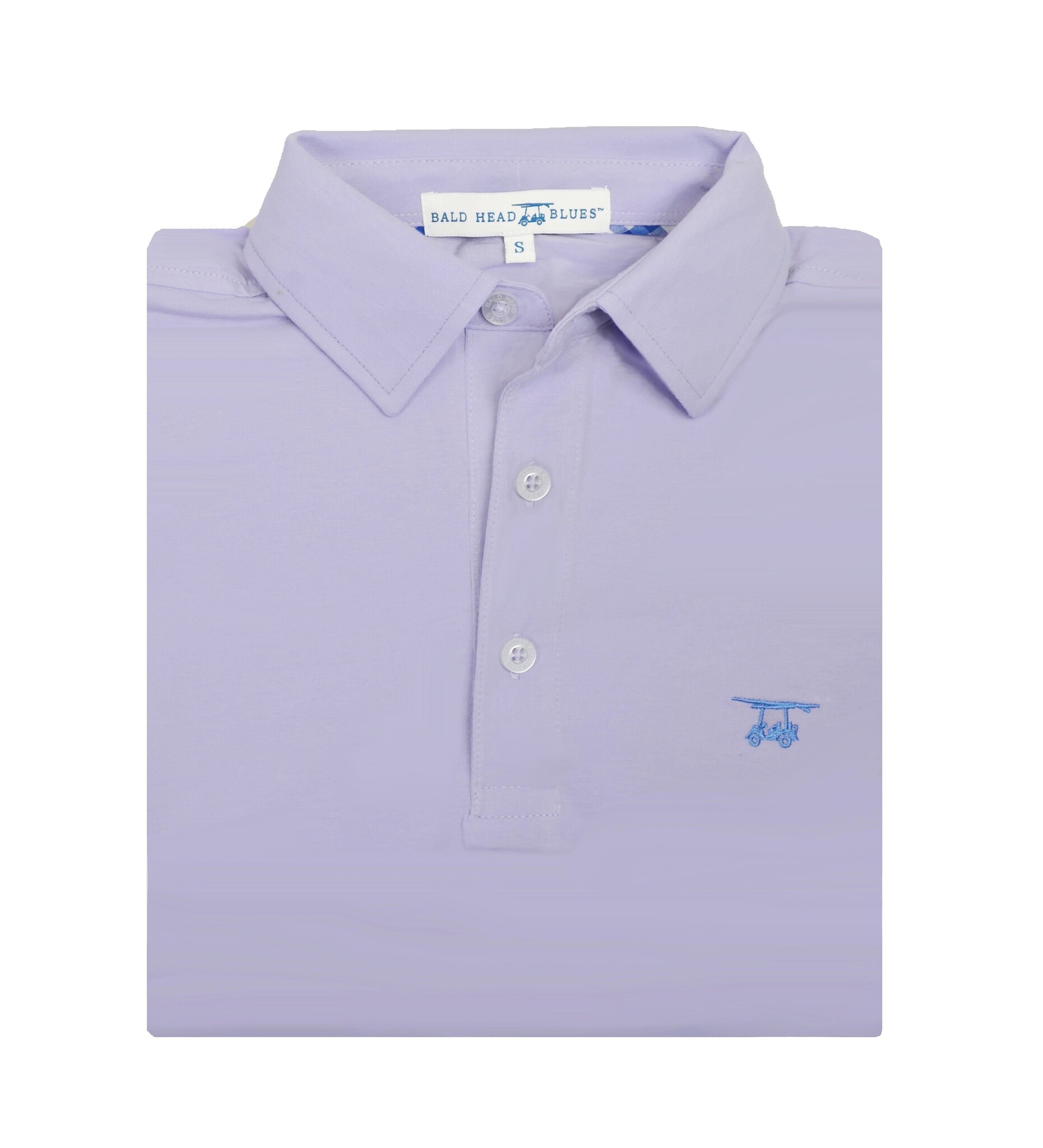 Bald Head Blues Bald Head Blues Ace Polo (Solid Lavendar)