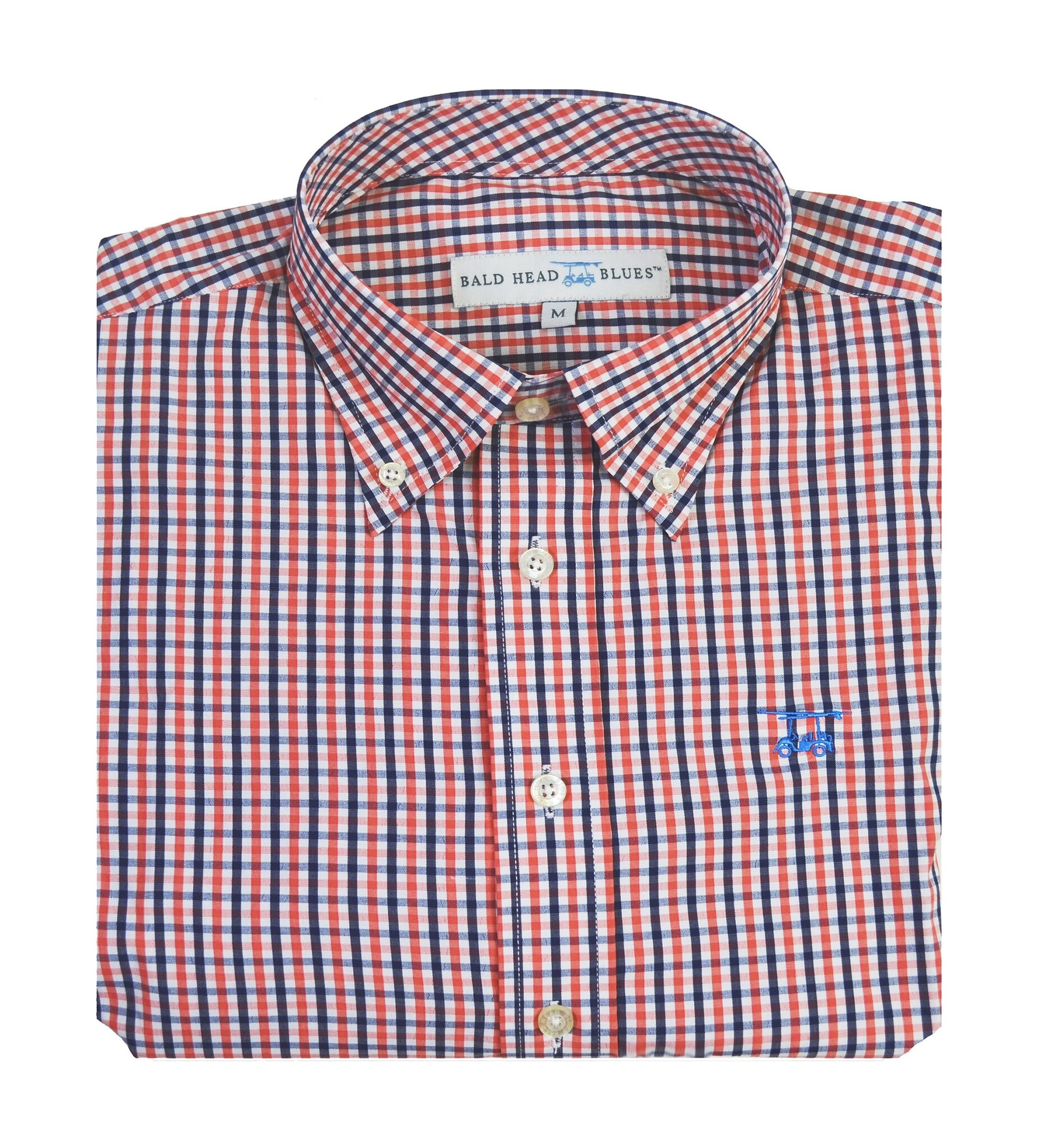 Bald Head Blues LSBD South Beach Button Down Bald Head Blues (Coral)