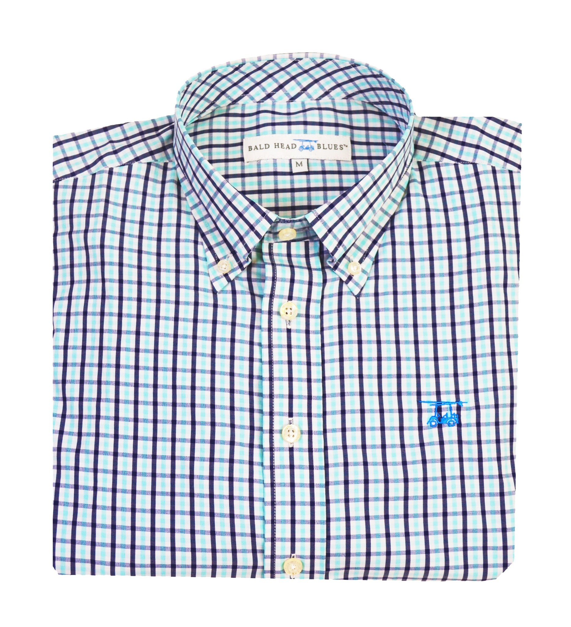 Bald Head Blues LSBD South Beach Button Down Bald Head Blues (Aruba/Medieval)
