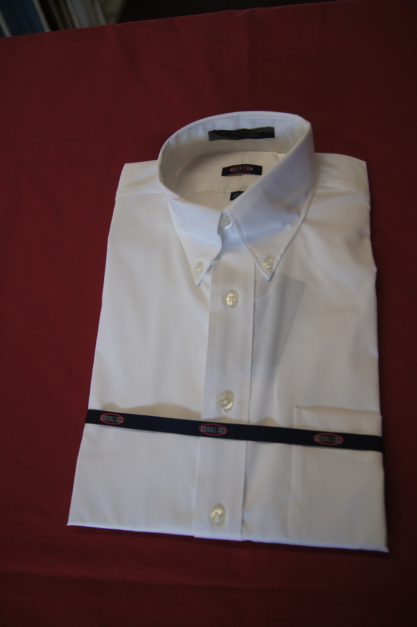 Overton White Wrinkle Free Overton Dress Shirt
