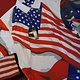 Divot DW American Flag Polo LG