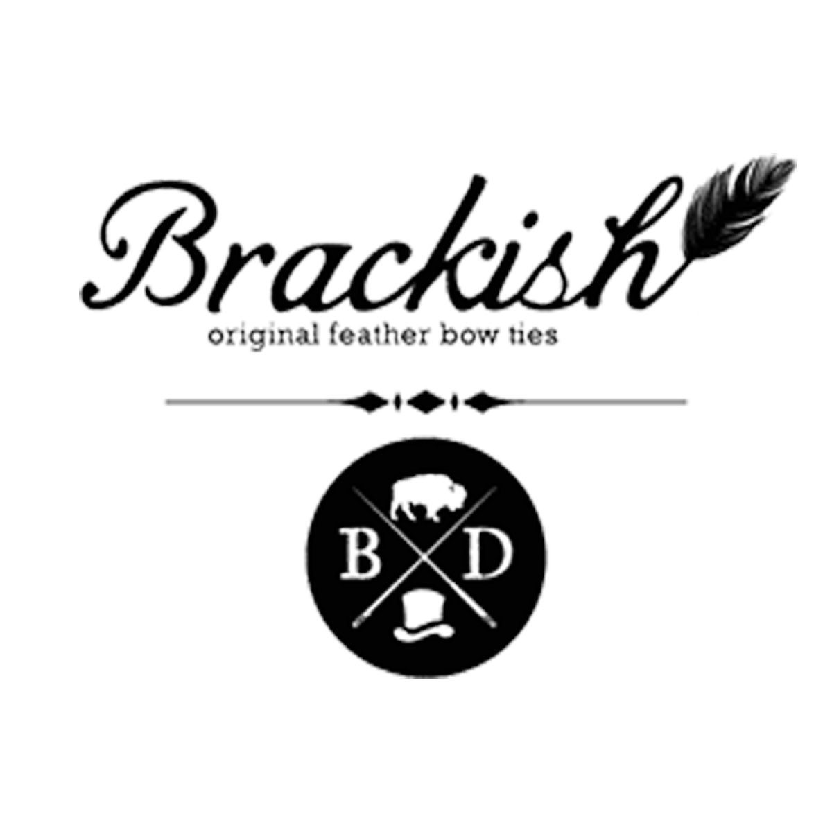 Brackish Ties Brackish Feather Bowties
