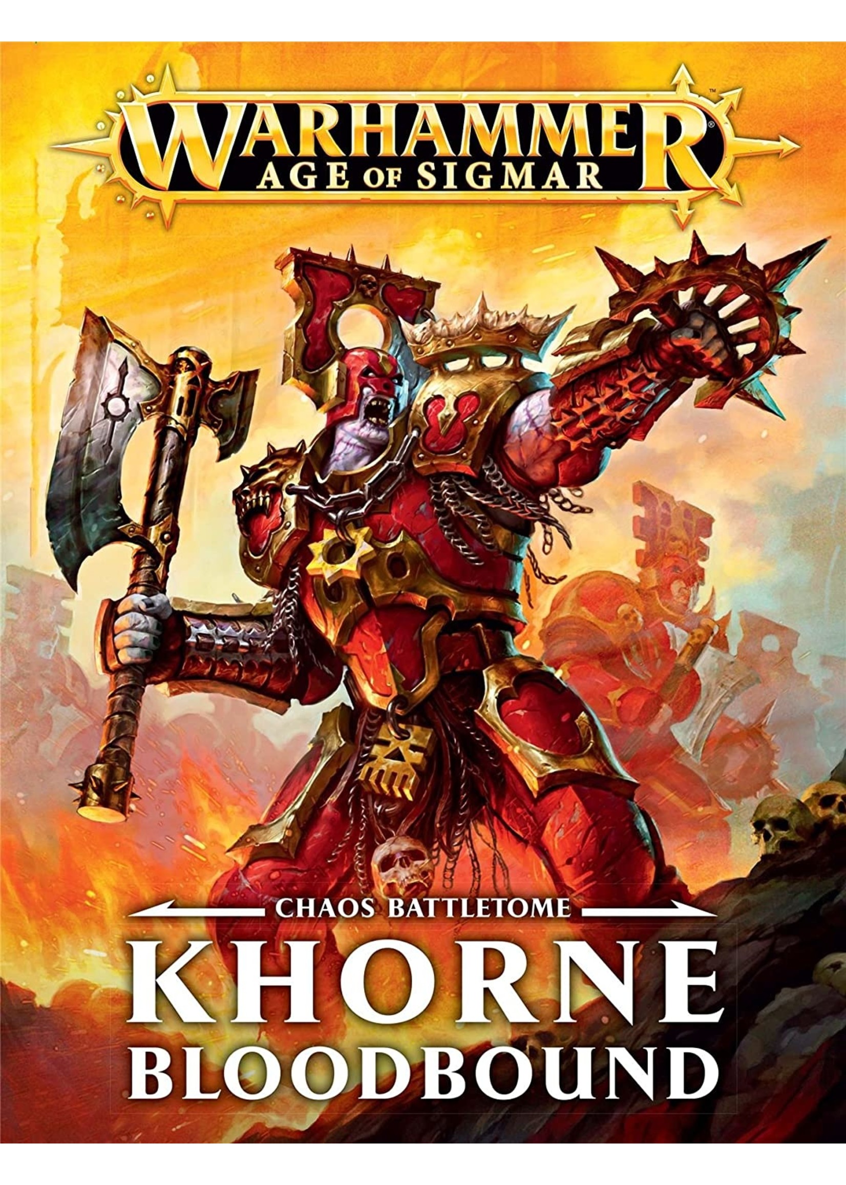 Warhammer Age of Sigmar: Chaos Battletome - Khorne Bloodbound (Hardcover)