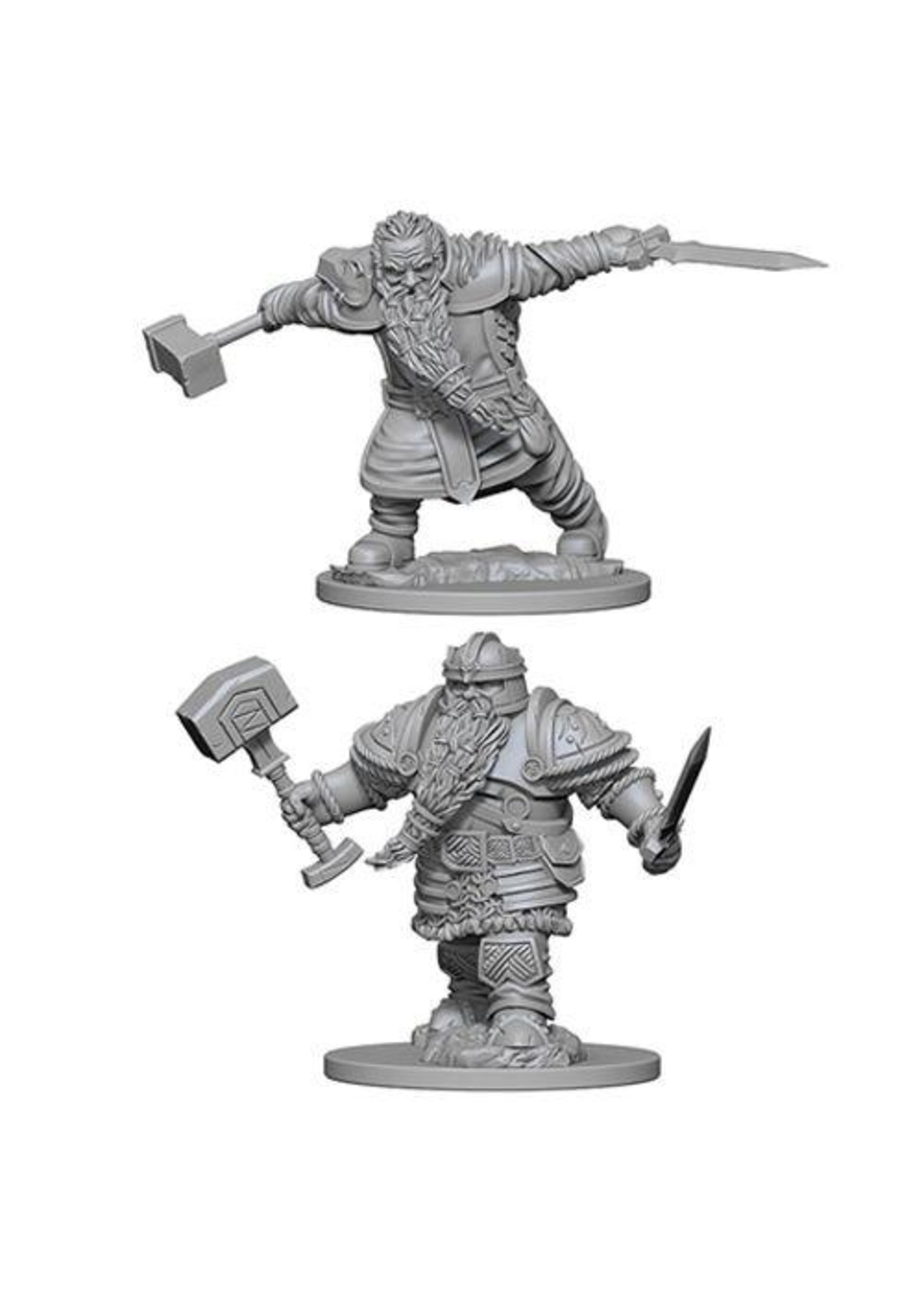 Dungeons & Dragons Nolzur`s Marvelous Unpainted Miniatures: W1 Dwarf Male Fighter