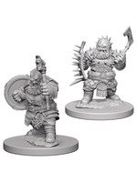Pathfinder Deep Cuts Unpainted Miniatures: W4 Dwarf Male Barbarian