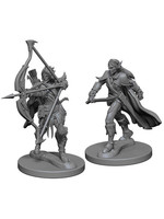 Pathfinder Deep Cuts Unpainted Miniatures: W01 Elf Male Fighter