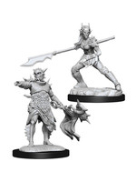 Magic the Gathering Unpainted Miniatures: W01 Coralhelm Commander & Halimar Wavewatch (Merfolk)