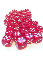 Translucent: 12mm D6 Red/White (36)